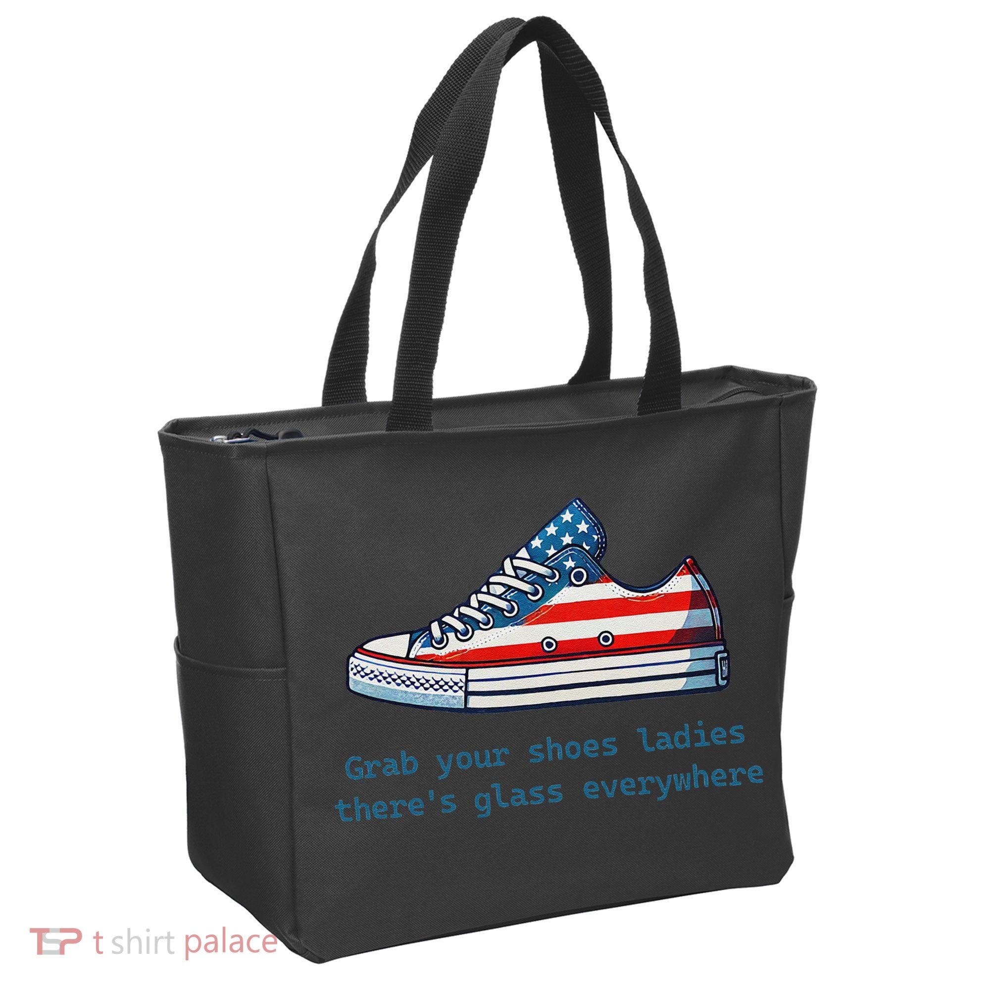 Glass Ceiling Shoe First Woman President Kamala Harris Tote Bag