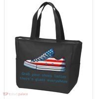 Glass Ceiling Shoe First Woman President Kamala Harris Tote Bag thumb 3