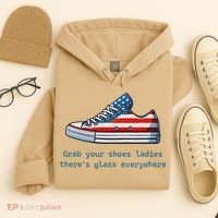 Glass Ceiling Shoe First Woman President Kamala Harris Hoodie thumb 4