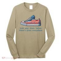 Glass Ceiling Shoe First Woman President Kamala Harris Long Sleeve Shirt thumb 0