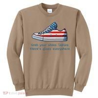Glass Ceiling Shoe First Woman President Kamala Harris Sweatshirt thumb 0
