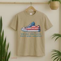 Glass Ceiling Shoe First Woman President Kamala Harris T-Shirt thumb 2