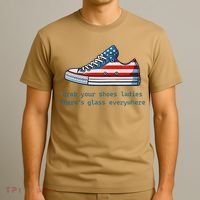 Glass Ceiling Shoe First Woman President Kamala Harris T-Shirt thumb 3
