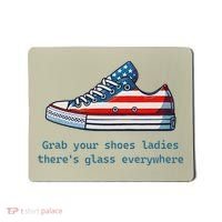 Glass Ceiling Shoe First Woman President Kamala Harris Mousepad thumb 0