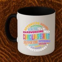 Groovy Curriculum Specialist Appreciation Back To School Coffee Mug thumb 2