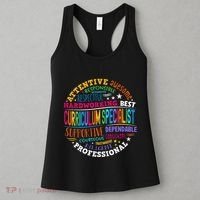 Groovy Curriculum Specialist Appreciation Back To School Women's Tank Top thumb 3
