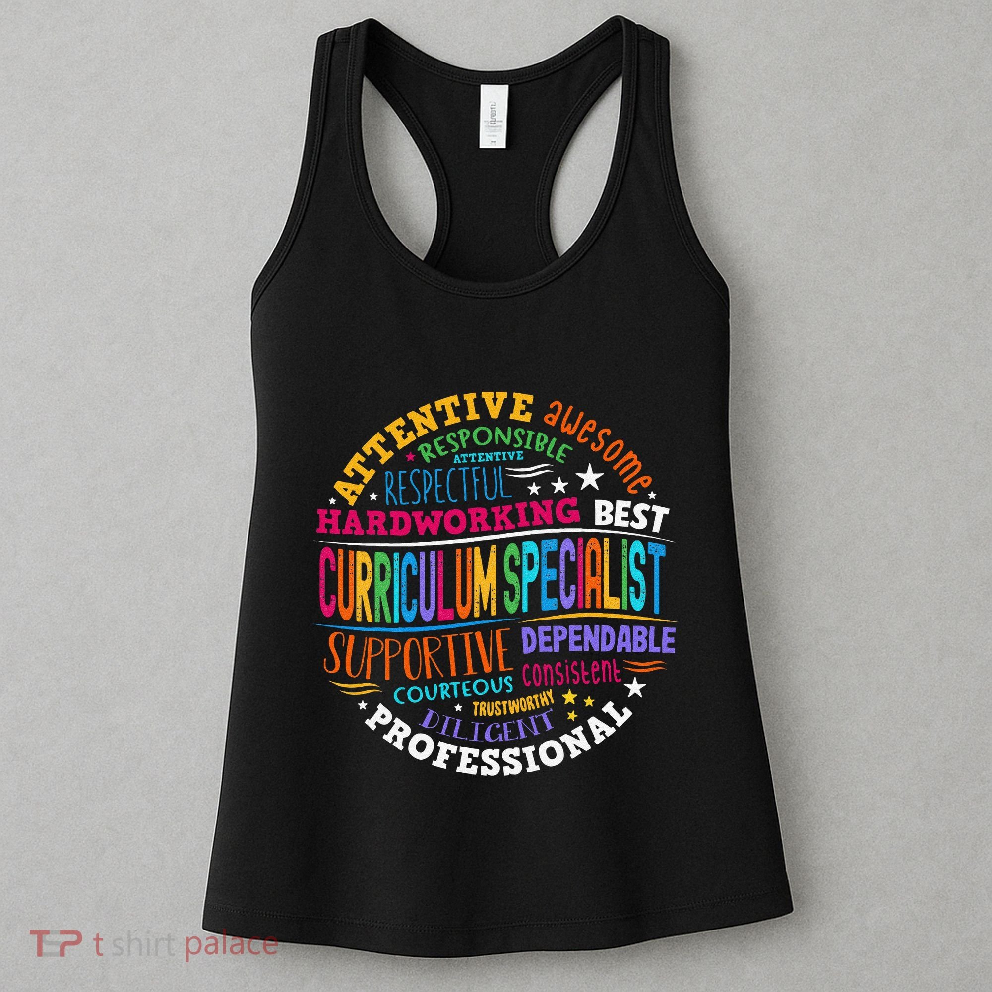 Groovy Curriculum Specialist Appreciation Back To School Women's Tank Top