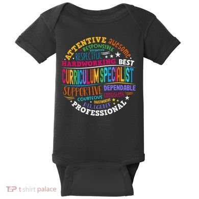 Groovy Curriculum Specialist Appreciation Back To School Baby Bodysuit