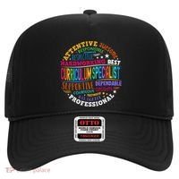 Groovy Curriculum Specialist Appreciation Back To School Hat thumb 0