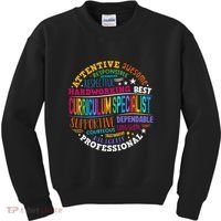 Groovy Curriculum Specialist Appreciation Back To School Kids Sweatshirt thumb 0