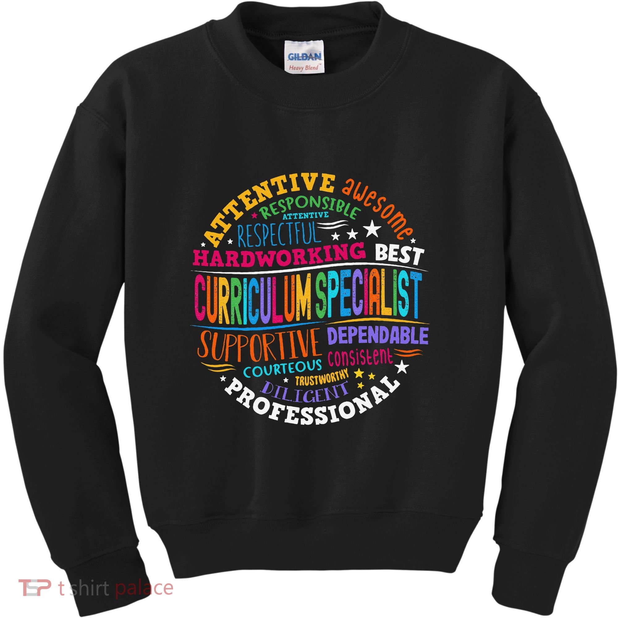 Groovy Curriculum Specialist Appreciation Back To School Kids Sweatshirt