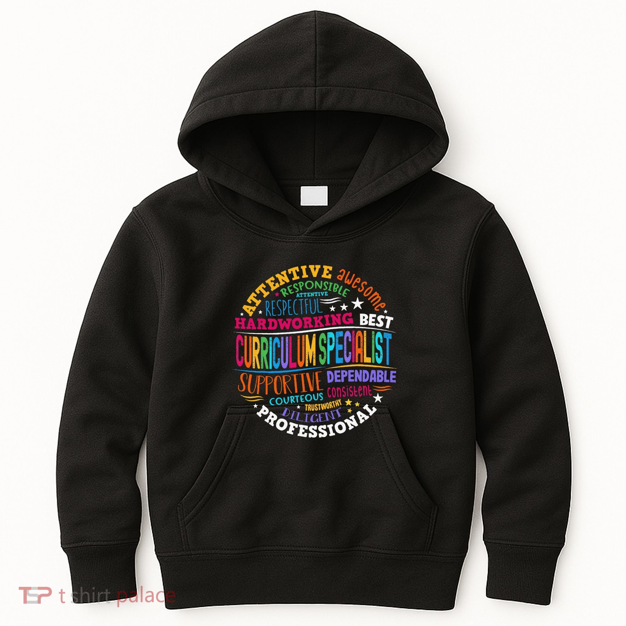 Groovy Curriculum Specialist Appreciation Back To School Kids Hoodie