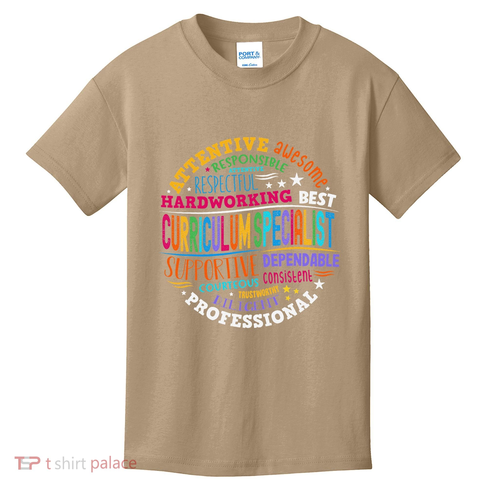 Groovy Curriculum Specialist Appreciation Back To School Kids T-Shirt