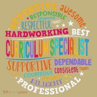 Groovy Curriculum Specialist Appreciation Back To School Kids T-Shirt thumb 2