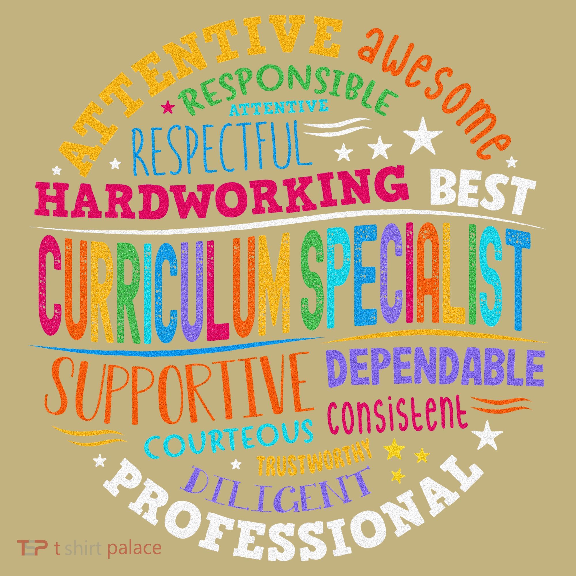 Groovy Curriculum Specialist Appreciation Back To School Kids T-Shirt