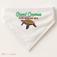 Grand Cayman Sea Turtles USA-Made Doggie Bandana thumb 0