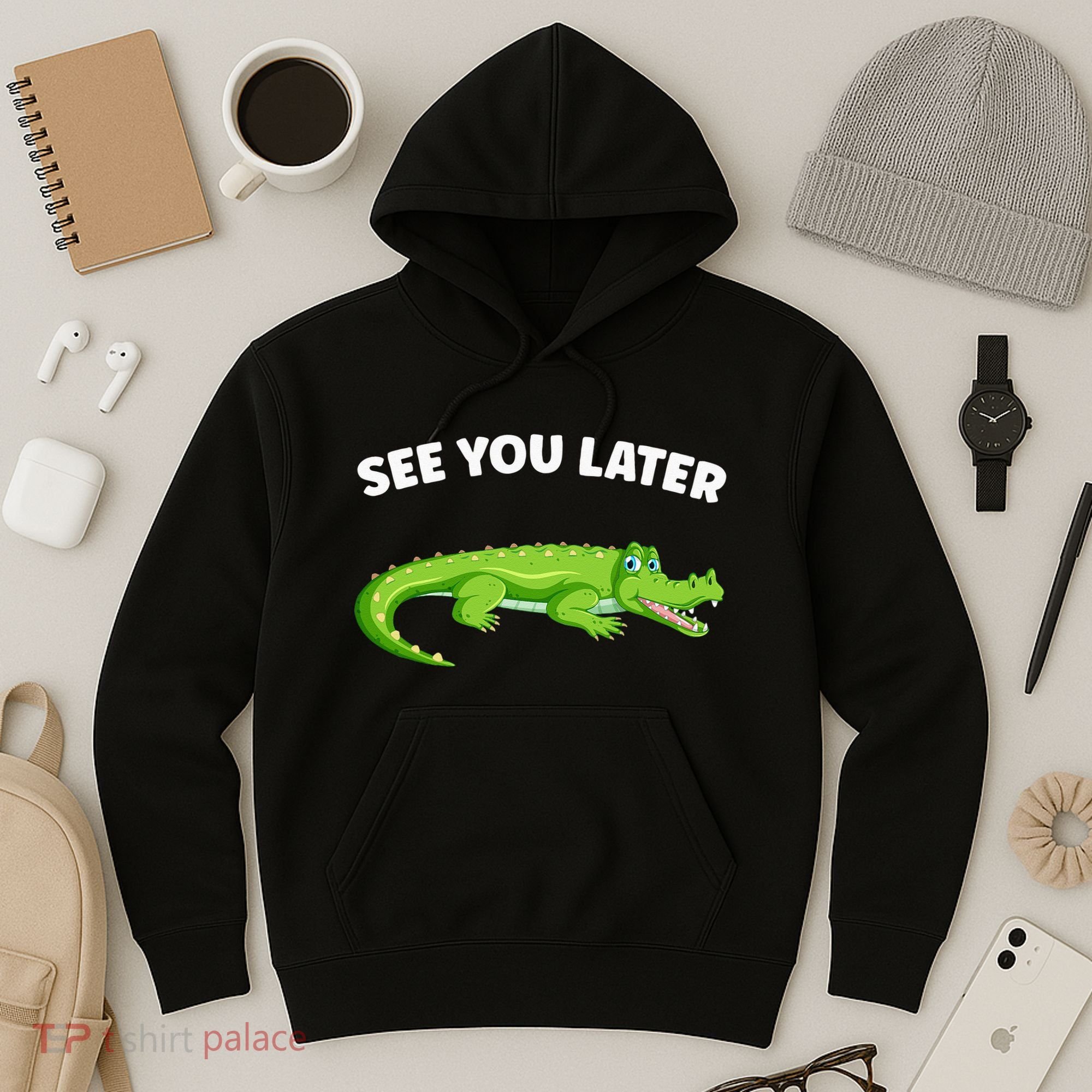 Gator Crocodile See You Later Alligator Hoodie