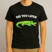Gator Crocodile See You Later Alligator T-Shirt thumb 3