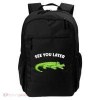 Gator Crocodile See You Later Alligator Backpack thumb 0