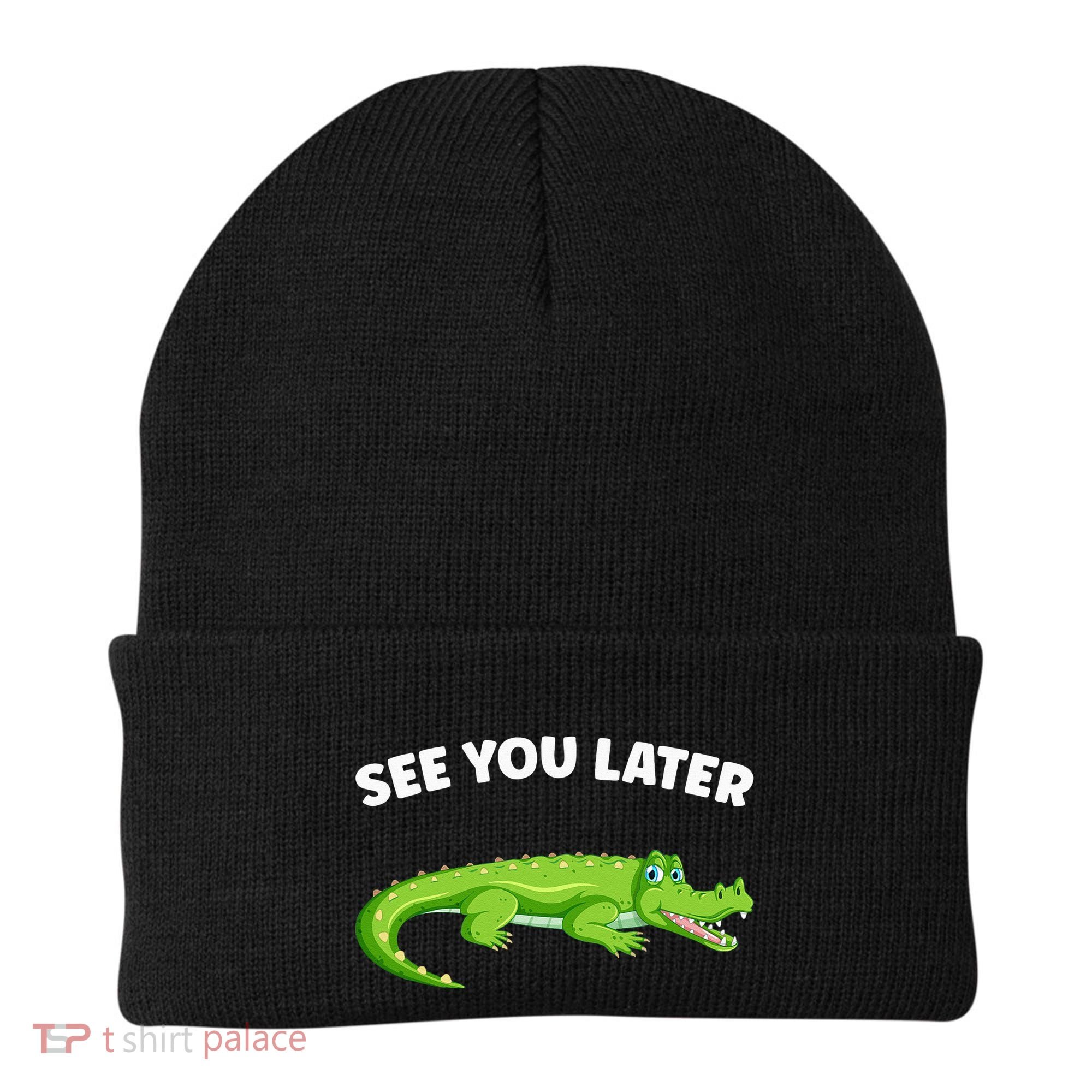 Gator Crocodile See You Later Alligator Beanie
