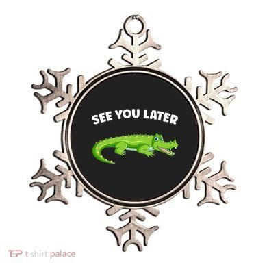 Gator Crocodile See You Later Alligator Ornament