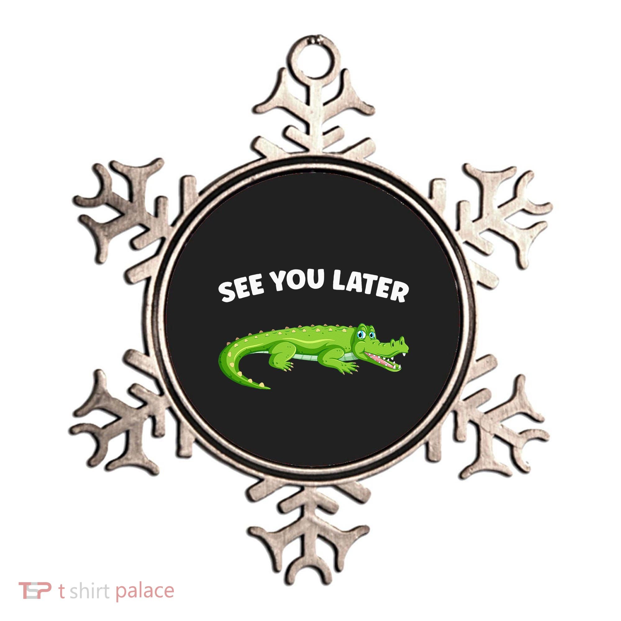 Gator Crocodile See You Later Alligator Ornament