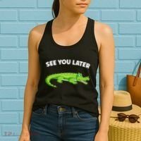 Gator Crocodile See You Later Alligator Women's Tank Top thumb 2