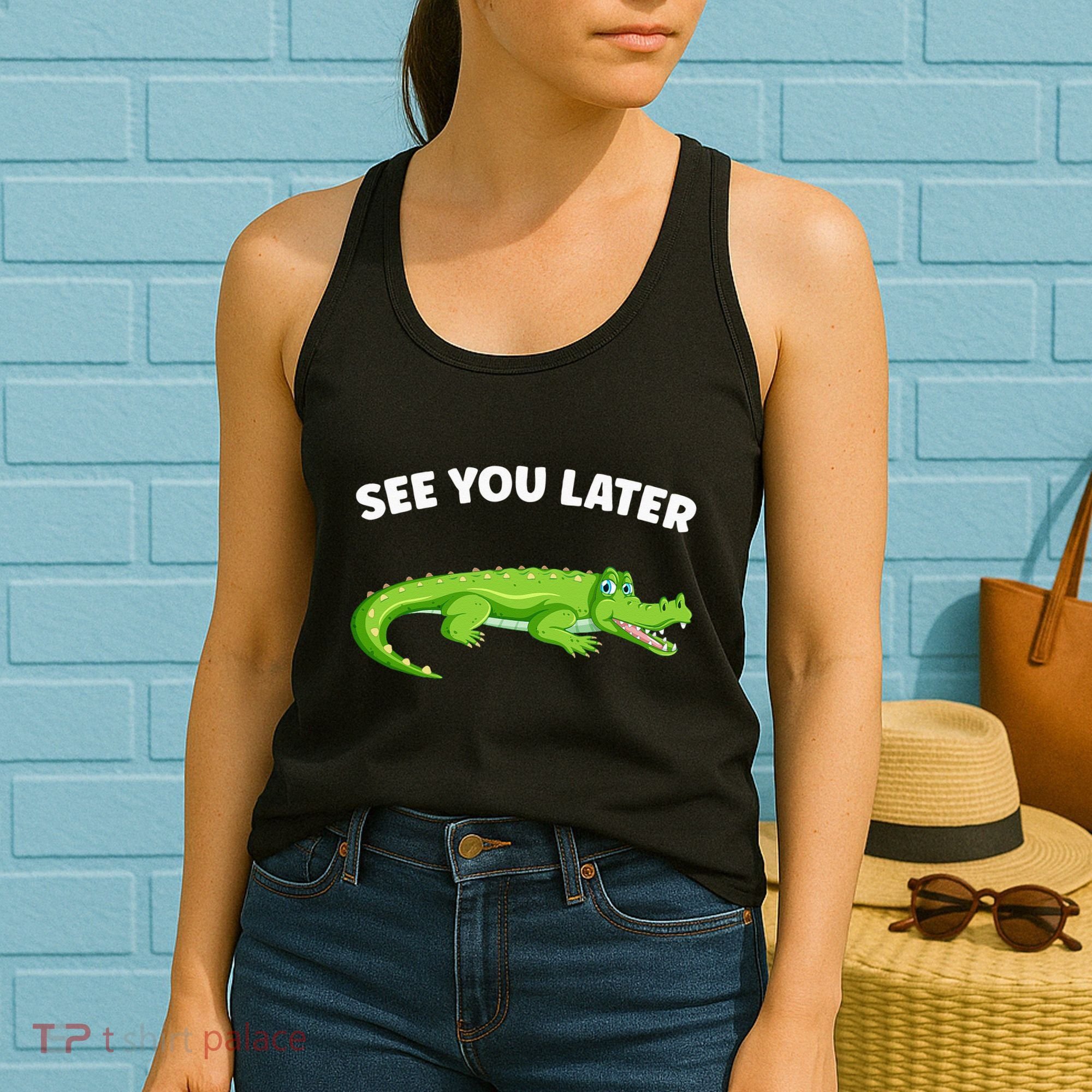 Gator Crocodile See You Later Alligator Women's Tank Top