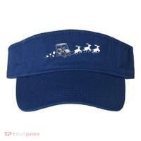 Golf Cart Santa Christmas Sleigh Funny Golf Cart Xmas Gift Visor thumb 0