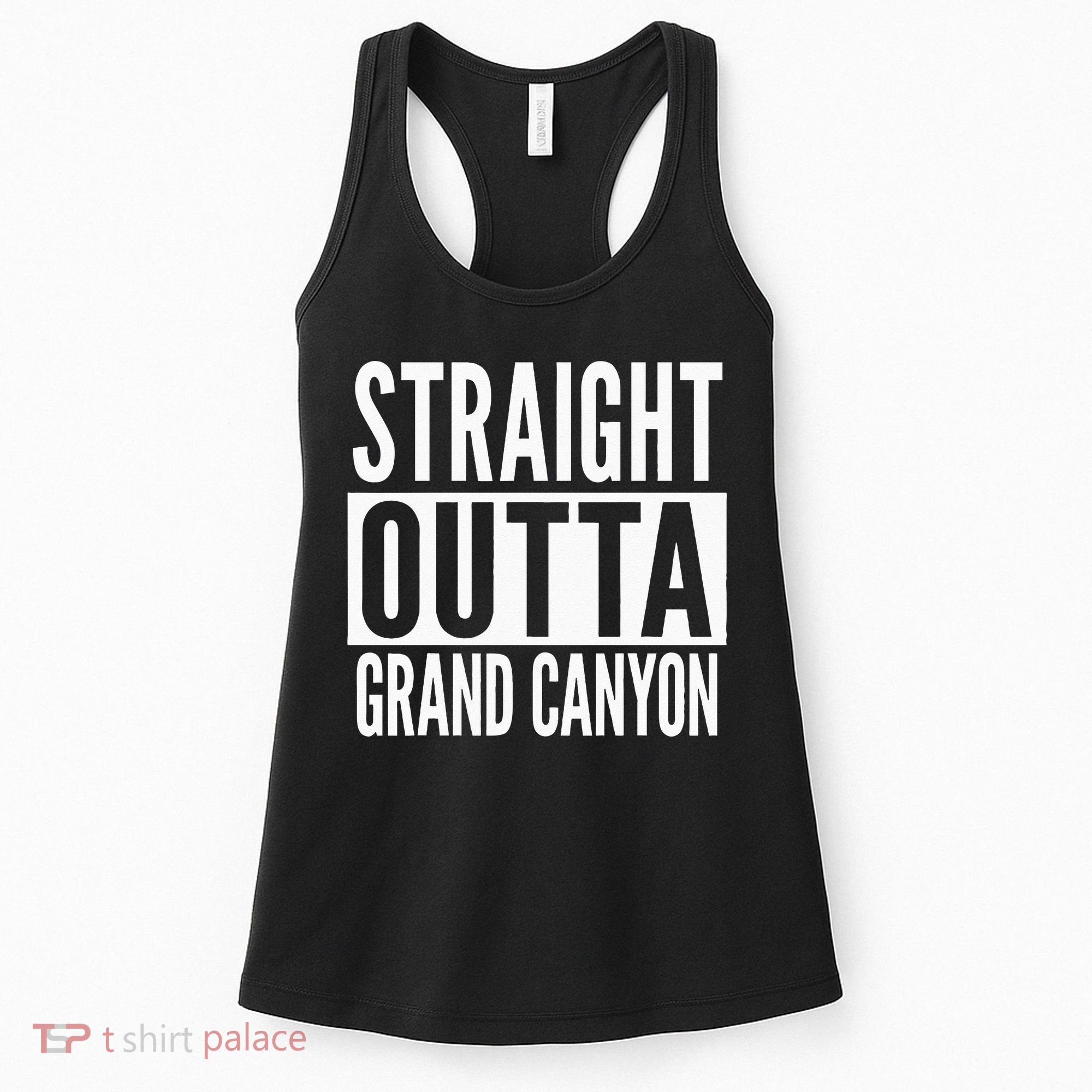 Grand Canyon Straight Outta College University Alumni Women's Tank Top