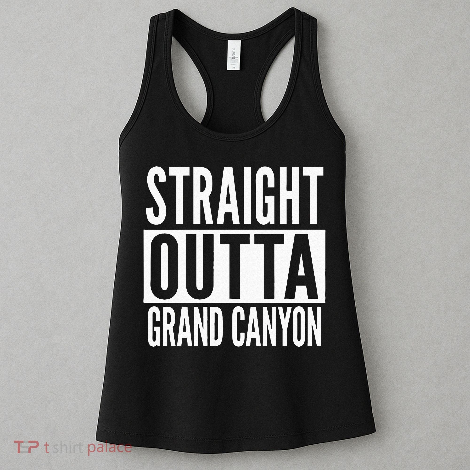 Grand Canyon Straight Outta College University Alumni Women's Tank Top