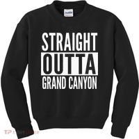 Grand Canyon Straight Outta College University Alumni Kids Sweatshirt thumb 0