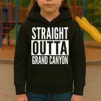 Grand Canyon Straight Outta College University Alumni Kids Hoodie thumb 3
