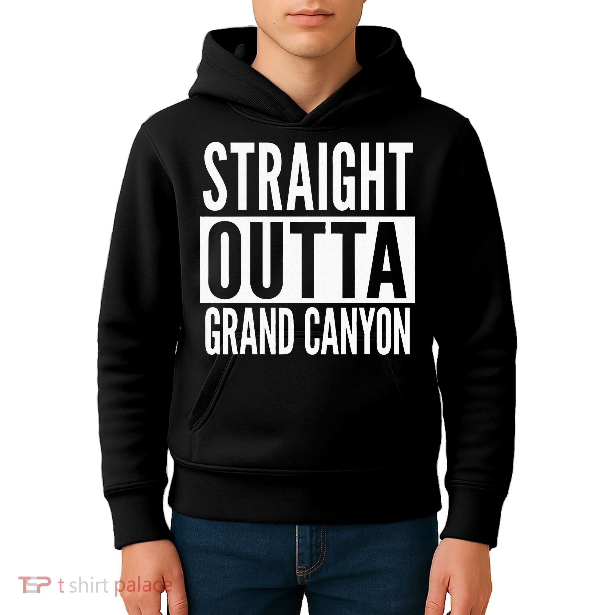 Grand Canyon Straight Outta College University Alumni Kids Hoodie