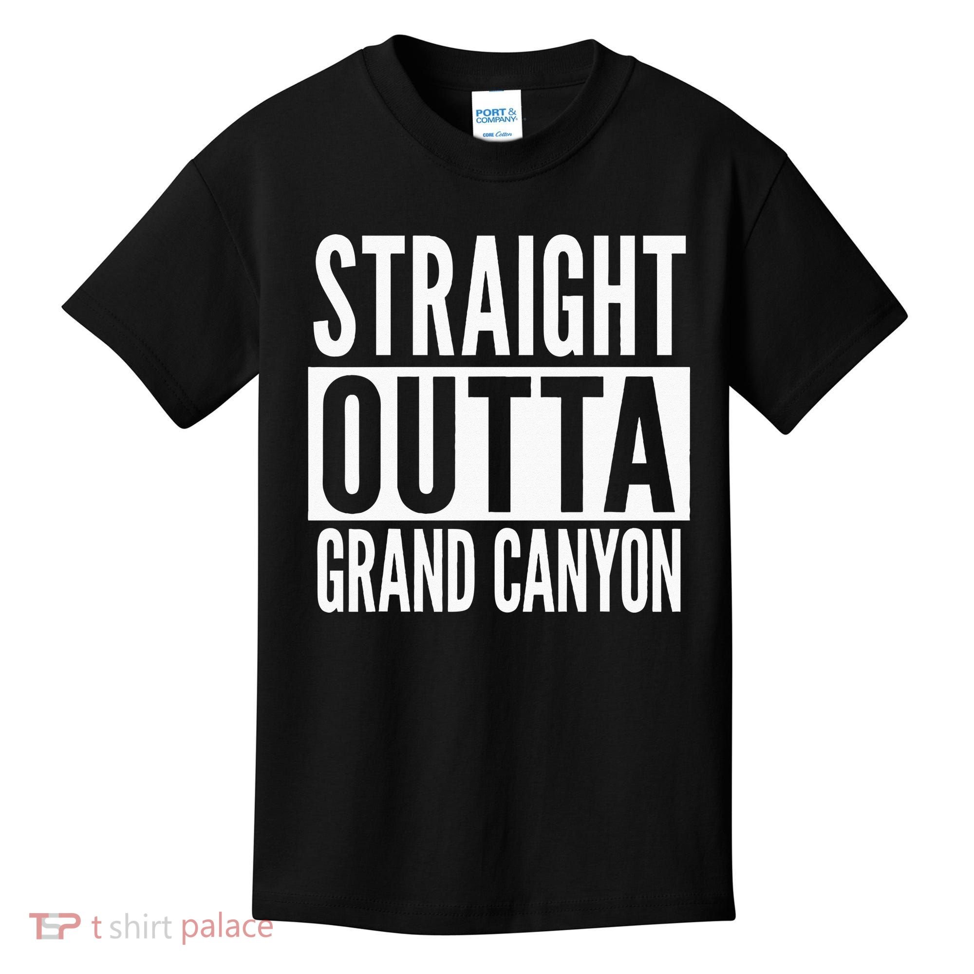Grand Canyon Straight Outta College University Alumni Kids T-Shirt