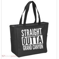 Grand Canyon Straight Outta College University Alumni Tote Bag thumb 2