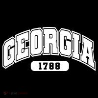 Georgia Collegiate Style 1788 Ornament thumb 1
