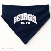 Georgia Collegiate Style 1788 USA-Made Doggie Bandana thumb 0