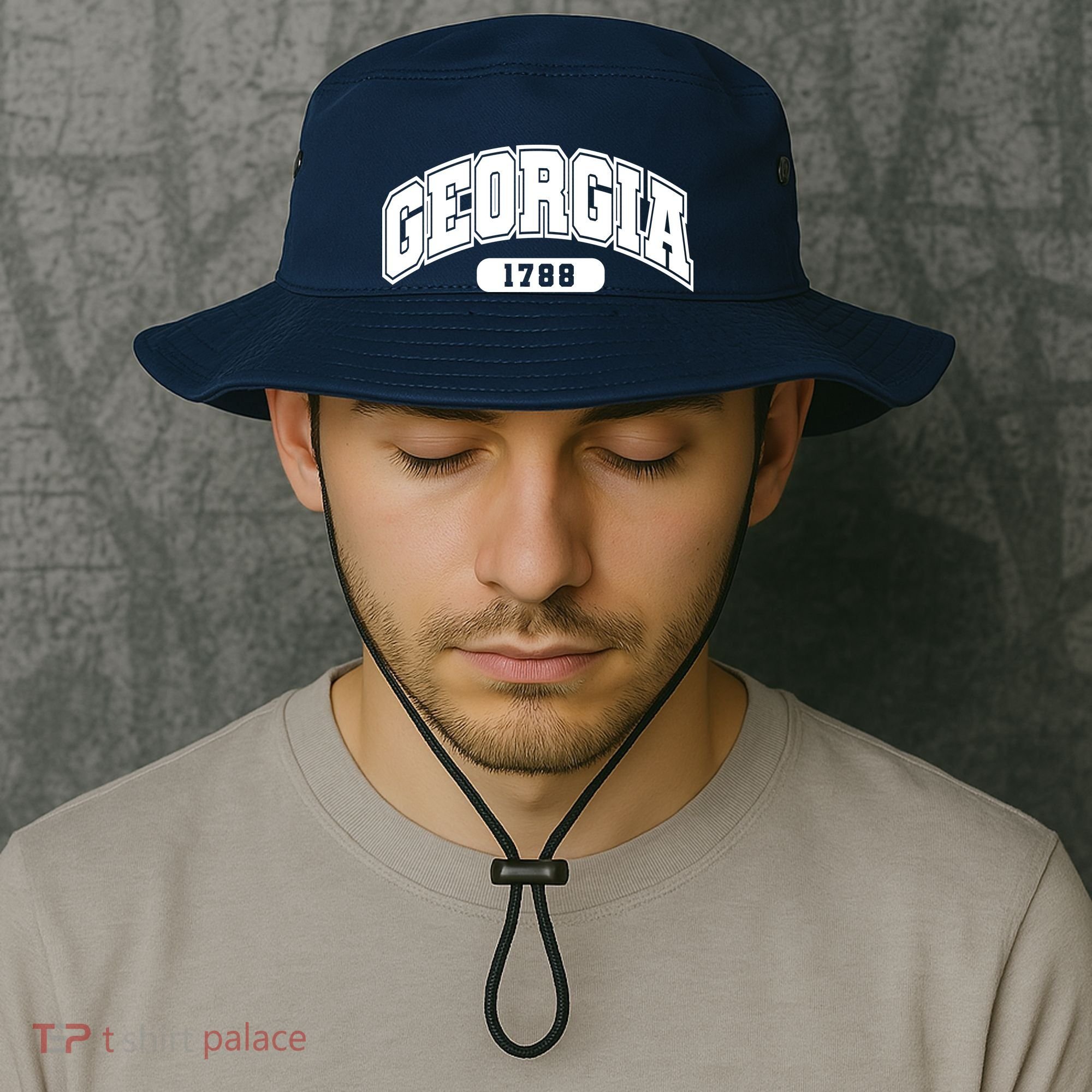 Georgia Collegiate Style 1788 Bucket Hat