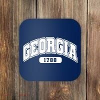 Georgia Collegiate Style 1788 Coaster thumb 0