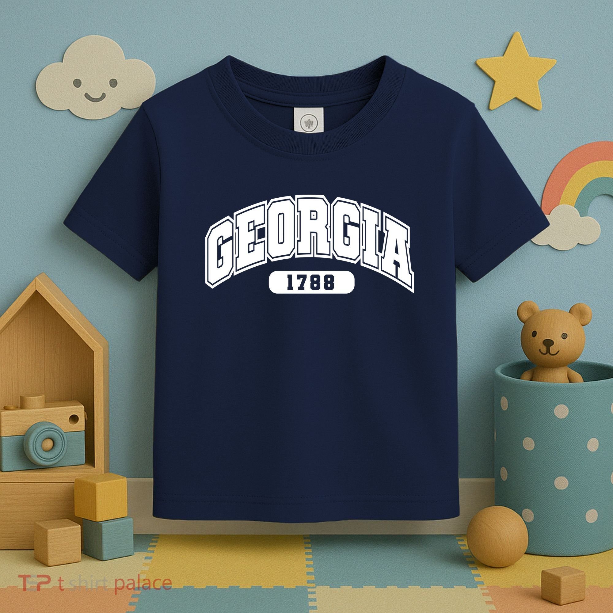 Georgia Collegiate Style 1788 Toddler T-Shirt