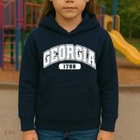Georgia Collegiate Style 1788 Kids Hoodie thumb 3