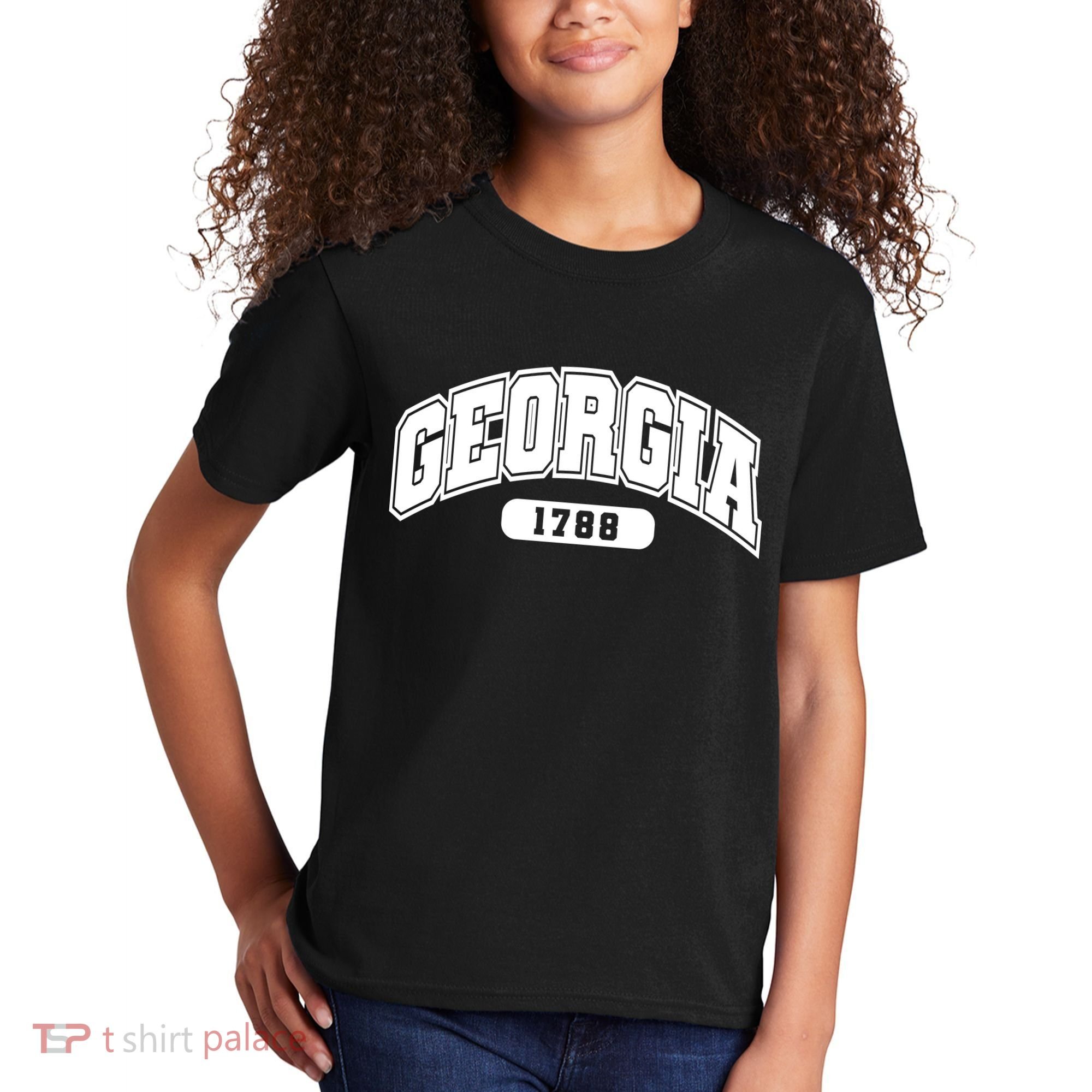 Georgia Collegiate Style 1788 Kids T-Shirt