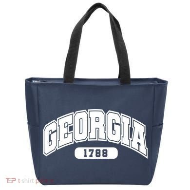 Georgia Collegiate Style 1788 Tote Bag