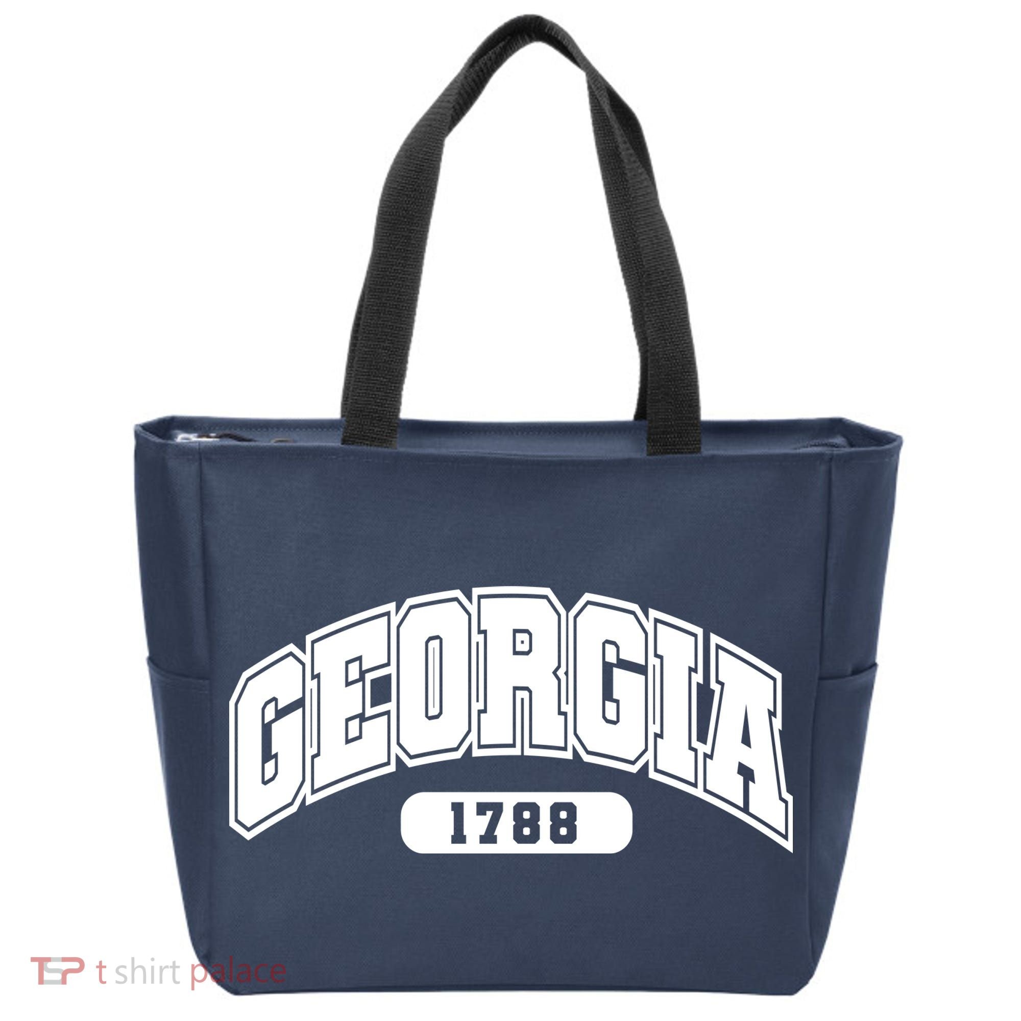 Georgia Collegiate Style 1788 Tote Bag