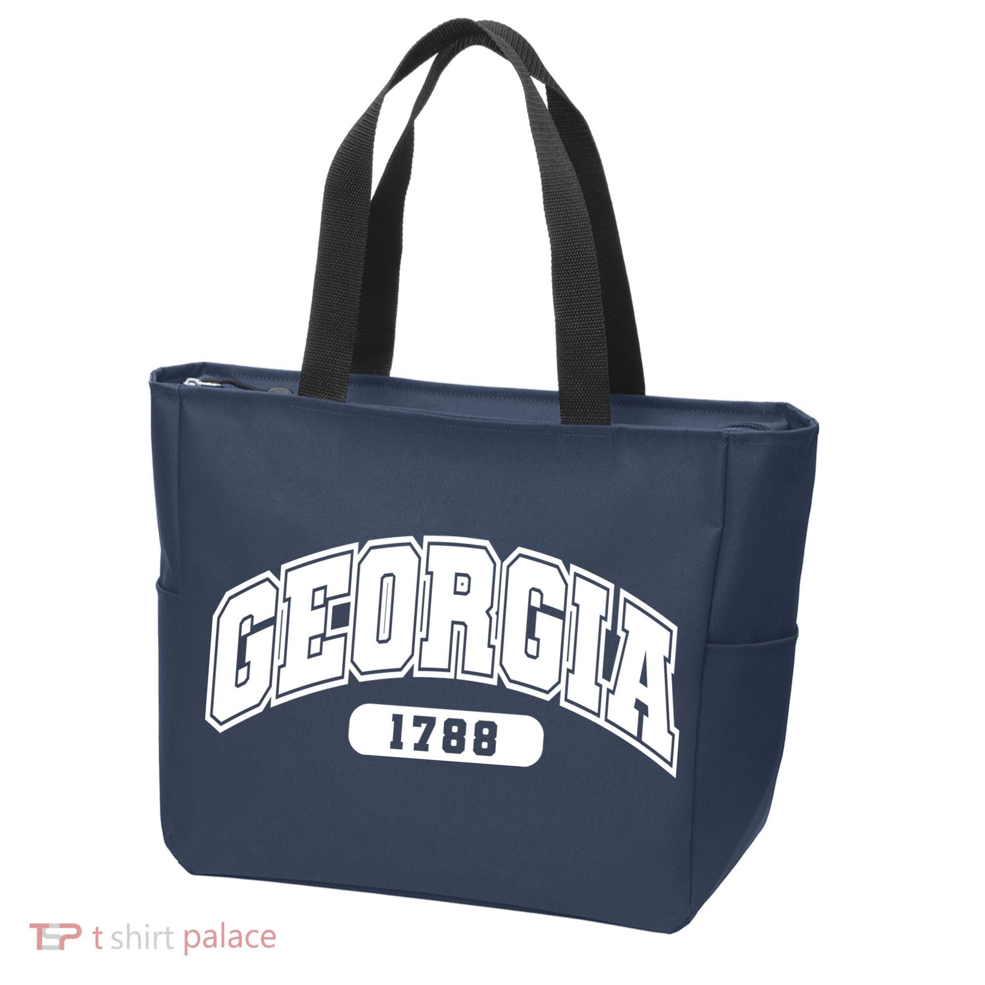 Georgia Collegiate Style 1788 Tote Bag