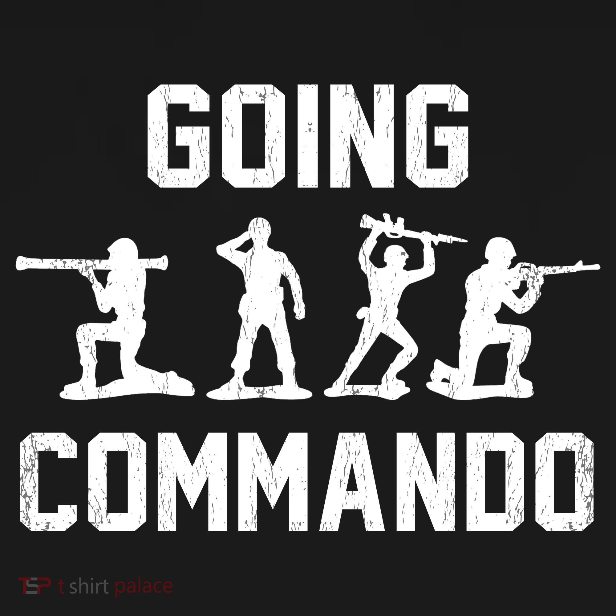 Going Commando Sarcastic Army Doggie Tank