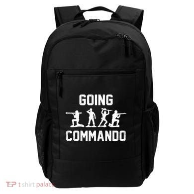 Going Commando Sarcastic Army Backpack