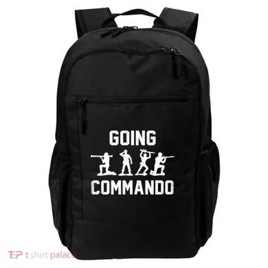 Going Commando Sarcastic Army Backpack