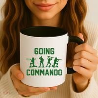 Going Commando Sarcastic Army Coffee Mug thumb 3